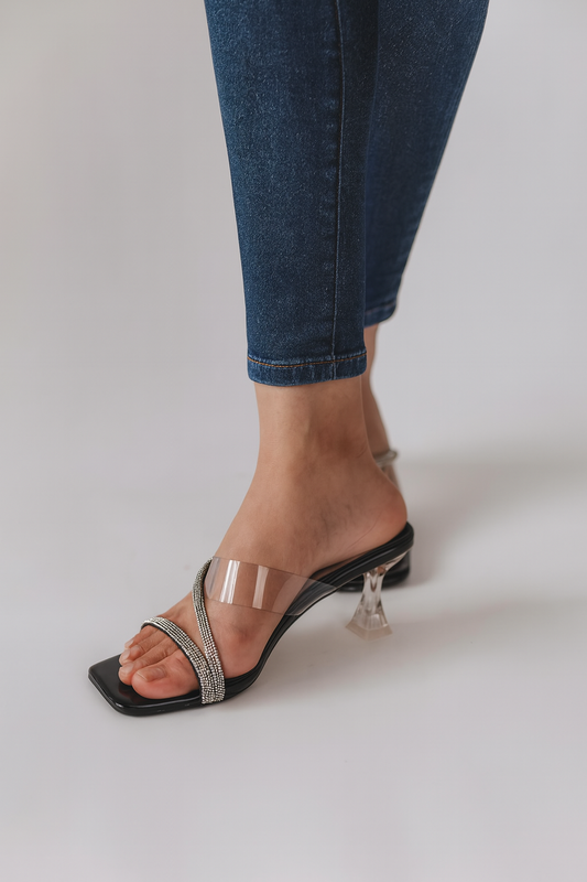 Transparent RhineStone Heels